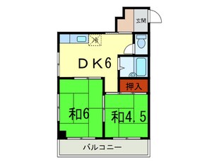 阪急堂パレスの物件間取画像